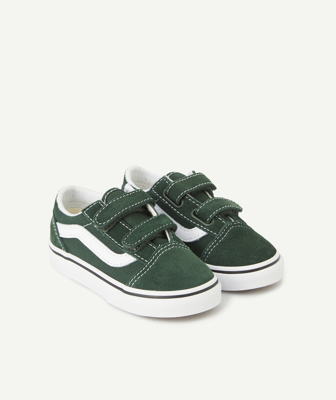   - GREEN OLD SKOOL V VELCRO TRAINERS FOR BABIES