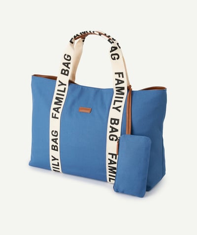 CategoryModel (8826928103566@2)  - CANVAS FAMILY BAG SIGNATURE BLEU