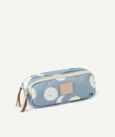 CategoryModel (8826633158798@588)  - TROUSSE DOUBLE COMPARTIMENT BLEUE IMPRIMÉ LUNE