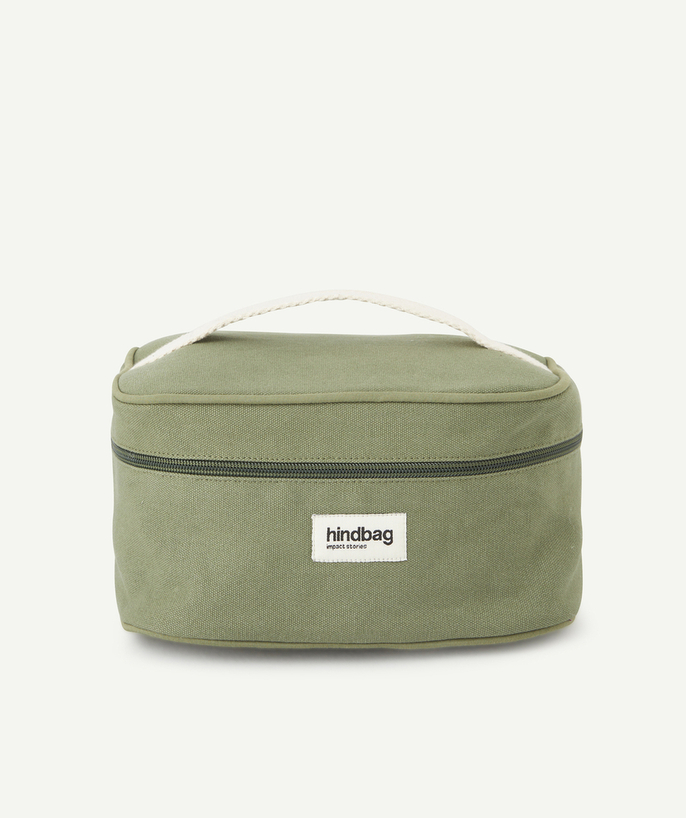   - VANITY BAG GASPARD EN COTON BIO VERT OLIVE