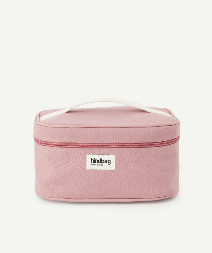   - VANITY BAG GASPARD EN COTON BIO ROSE