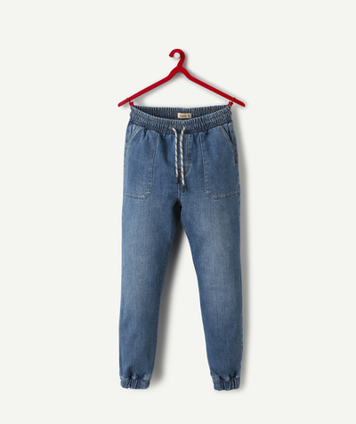 CategoryModel (8824437932174@361)  - denim loungebroek met trekkoorden voor jongens