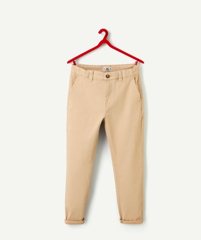 CategoryModel (8821767110798@21)  - pantalon chino garçon en fibres recyclées beige