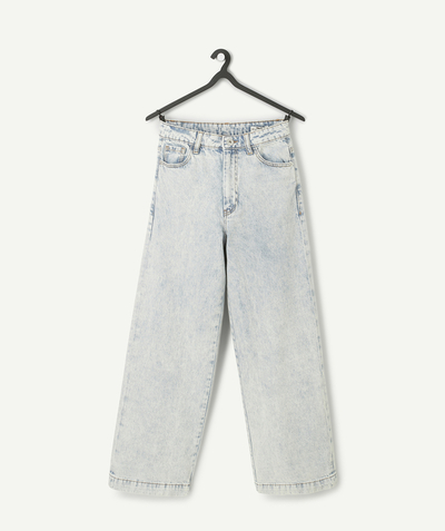 CategoryModel (8825060491406@154)  - Jean flared fille délavé long 100% coton