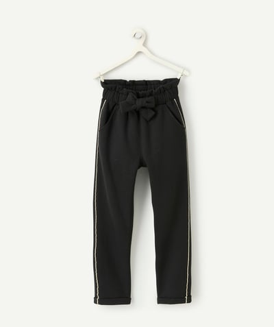 CategoryModel (8826175881358@446)  - pantalon de jogging fille en fibres recyclées noir