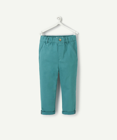 CategoryModel (8825519734926@1633)  - pantalon relax bébé garçon vert avec revers