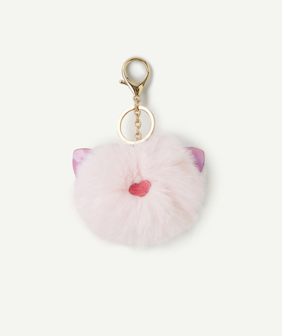 CategoryModel (8826633224334@368)  - SLEUTELHANGER MET ROZE POMPON EN KATTENOREN