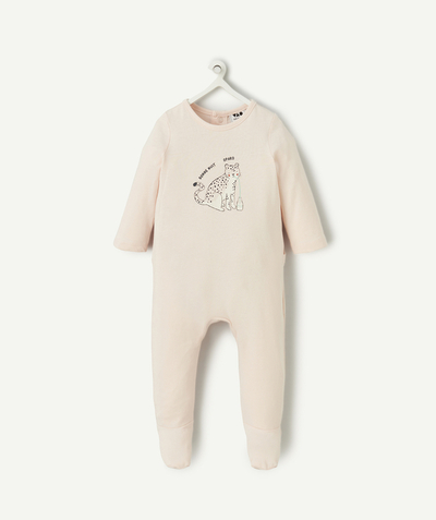CategoryModel (8821750857870@823)  - dors-bien bébé en coton bio rose motif thème léopard