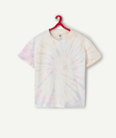 CategoryModel (8824896487566@11)  - t-shirt manches courtes fille en coton bio tie and dye