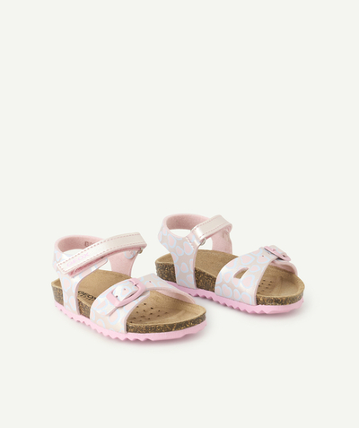 CategoryModel (8821752987790@12274)  - Chalki open sandalen voor babymeisjes in iriserend roze