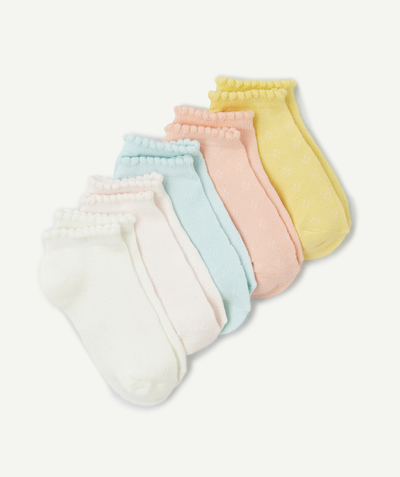 CategoryModel (8821759508622@1735)  - lot de 5 paires de socquettes fille colorées avec festons