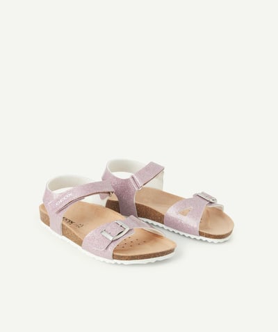 CategoryModel (8821759049870@128)  - adriel roze iriserende kras open sandalen voor meisjes