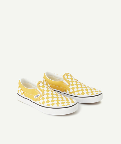 CategoryModel (8821759115406@859)  - chaussures classic slip-on enfant imprimé checkerboard jaune