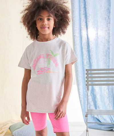 CategoryModel (8821759574158@3084)  - pyjama miami voor meisjes in roze en grijs van gerecyclede vezels