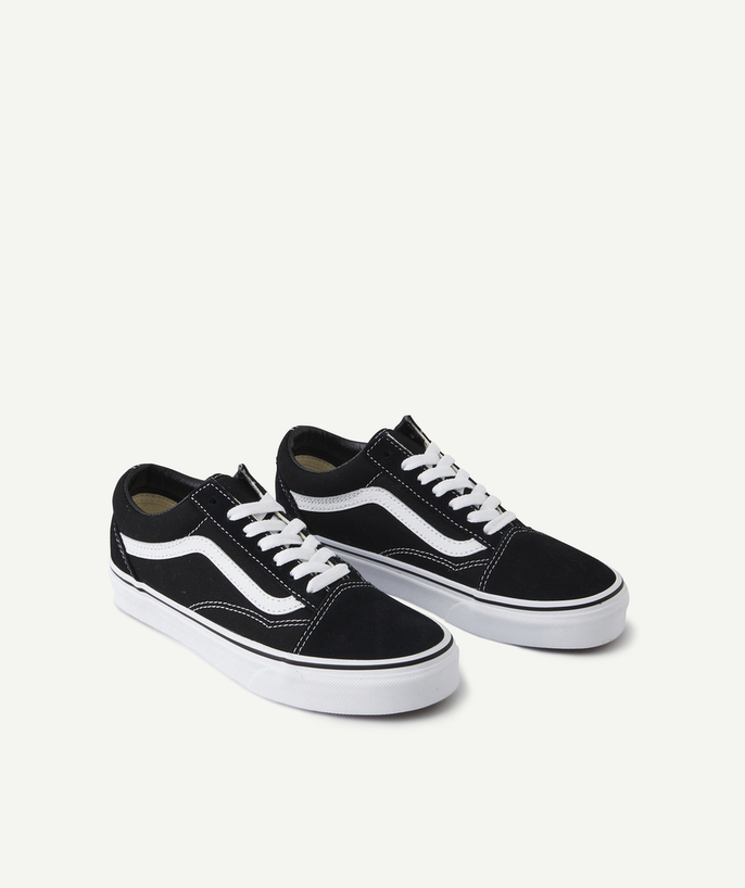   - BLACK AND WHITE OLD SKOOL TRAINERS FOR TEENS