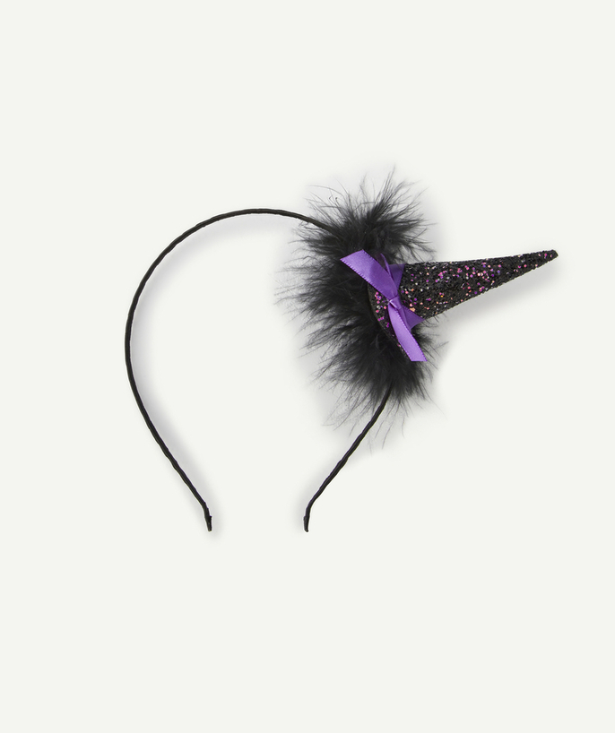   - HEADBAND WITH A MINI WITCH'S HAT