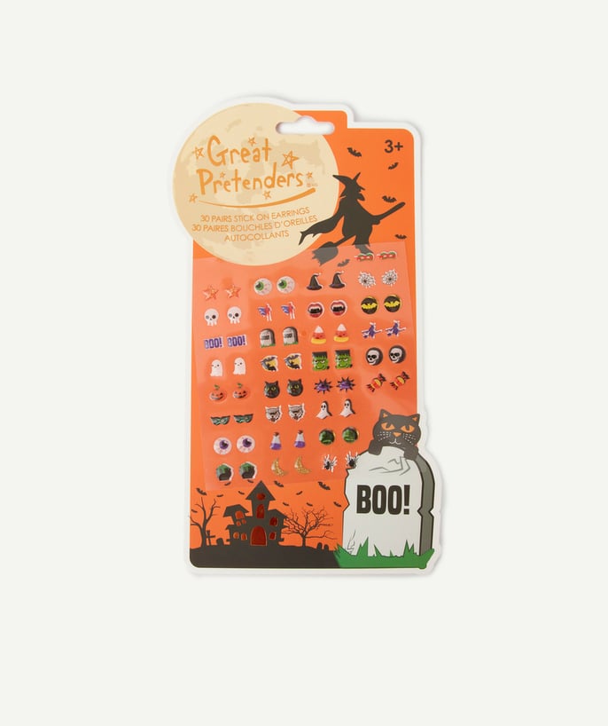   - SET VAN 30 PAAR HALLOWEEN ZELFKLEVENDE OORBELLEN