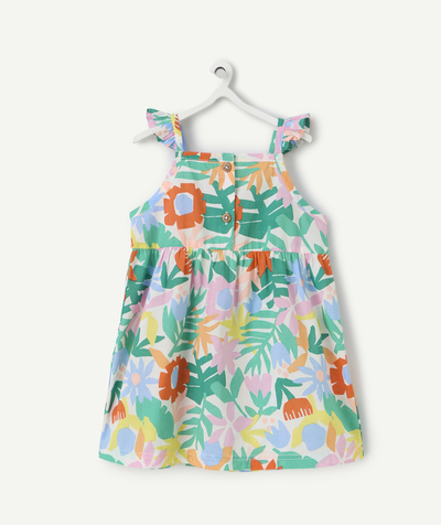 CategoryModel (8821752463502@361)  - mouwloze jurk voor babymeisjes in biologisch katoen met bloemenprint