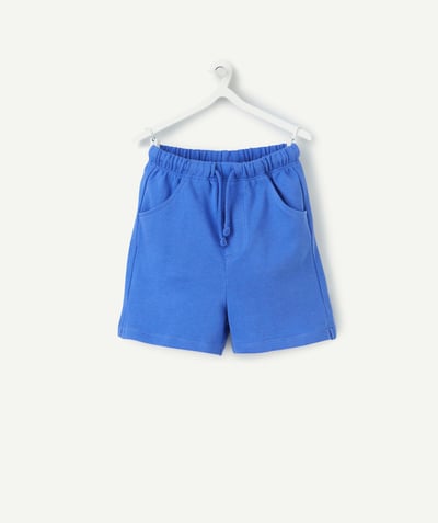 CategoryModel (8826076004494@13)  - bermuda voor babyjongens in elektrisch blauw biokatoen