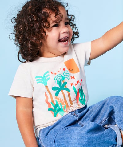 CategoryModel (8821758296206@2577)  - t-shirt manches courtes bébé garçon en coton bio motif thème tigre