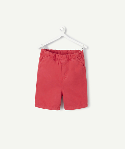 CategoryModel (8821755281550@120)  - bermuda droit bébé garçon rouge avec poches
