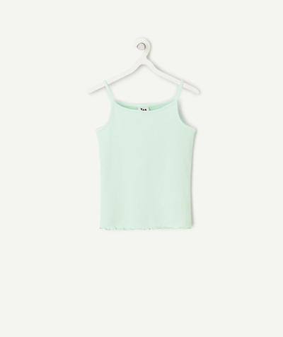 CategoryModel (8821758165134@2973)  - mouwloos T-shirt voor meisjes in pastelgroen biologisch katoen