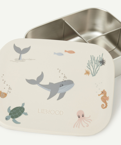 CategoryModel (8825584877710@100)  - LUNCHBOX EN ACIER AVEC IMPRIMÉ ANIMAUX MARINS