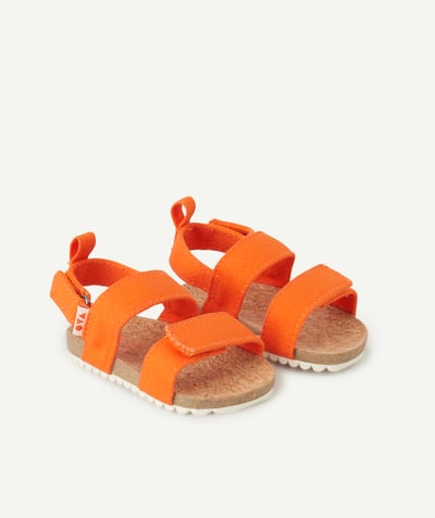 CategoryModel (8821754757262@2867)  - sandalen met oranje klittenbandsluiting voor babyjongens