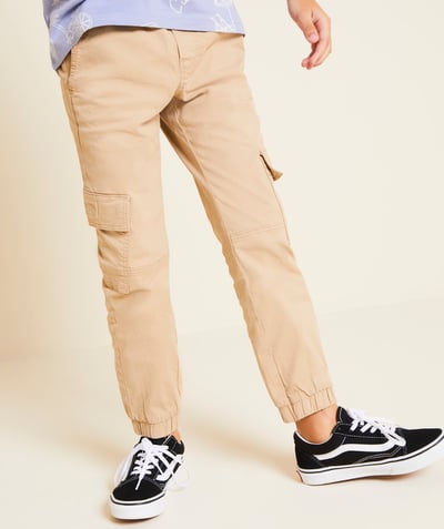 CategoryModel (8825682591886@8)  - pantalon cargo garçon couleur beige avec poches