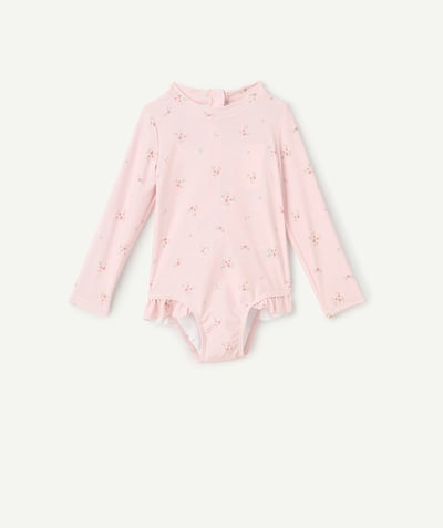 CategoryModel (8821769535630@149)  - maillot de bain 1 pièce bébé fille rose avec imprimé avec volants