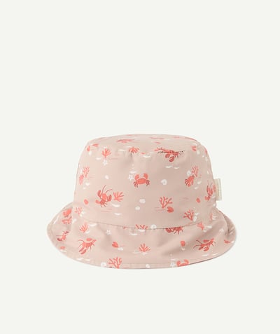 CategoryModel (8821755805838@250)  - chapeau réversible bébé garçon orange et beige avec imprimé