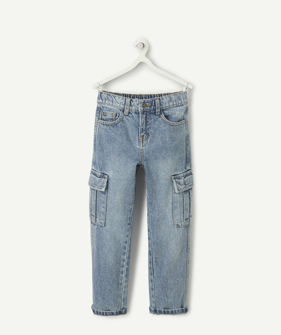 CategoryModel (8821761704078@1237)  - denim broek met cargozakken voor jongens