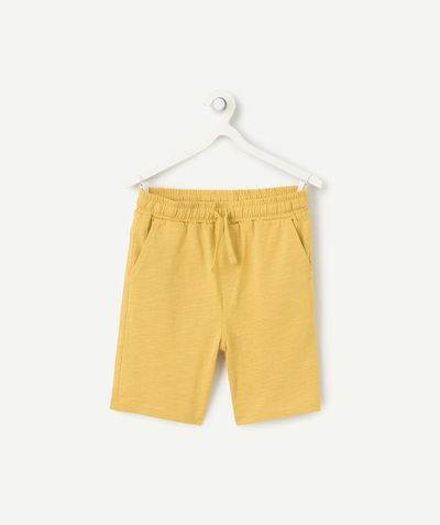CategoryModel (8821761671310@552)  - bermuda garçon en coton bio jaune