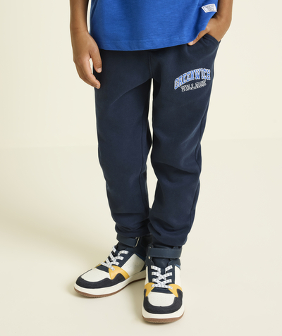 CategoryModel (8823356031118@17679)  - jongens joggingbroek van gerecyclede vezels marineblauw