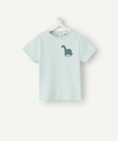 CategoryModel (8821755183246@791)  - T-shirt met korte mouwen in biologisch katoen met dinosaurusmotief voor babyjongens