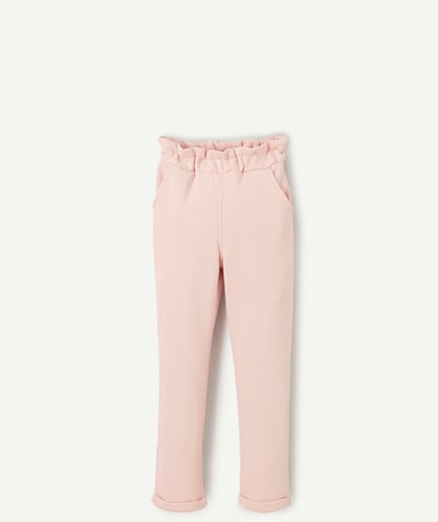 CategoryModel (8824929026190@712)  - pantalon de jogging fille en fibres recyclées rose