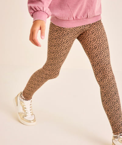 CategoryModel (8821758460046@1903)  - legging fille en coton bio imprimé léopard