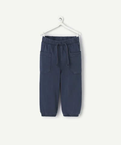 CategoryModel (8821755314318@1514)  - Pantalon bleu bébé garçon en coton et viscose