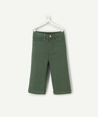 CategoryModel (8821752627342@2720)  - pantalon large bébé fille en fibres recyclées vert