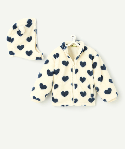 CategoryModel (8825486770318@231)  - blouson et chapka sherpa bébé fille imprimé coeurs