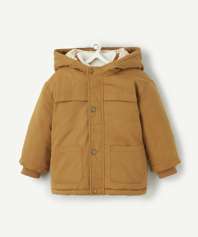 CategoryModel (8821754790030@69)  - parka 2 en 1 gilet sans manches bébé garçon marron et en sherpa