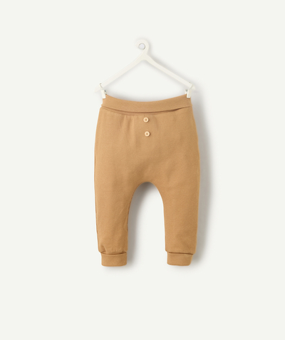 CategoryModel (8827222917262@15)  - baby legging in geribd bruin biologisch katoen