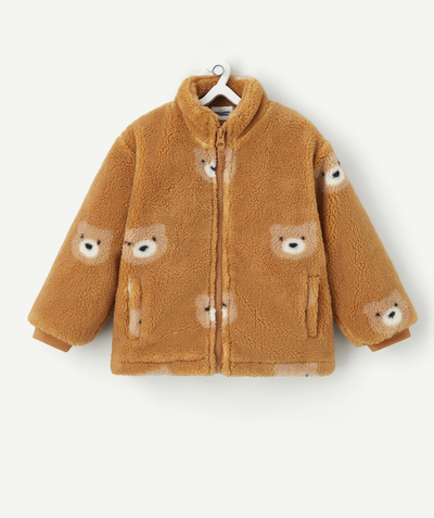 CategoryModel (8825060098190@26248)  - blouson bébé garçon doux toux marron imprimé petits ours