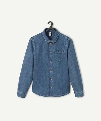 CategoryModel (8824765415566@17)  - denim overhemd voor jongens blauw