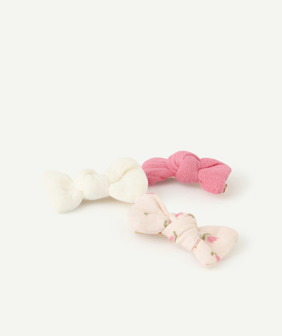 CategoryModel (8821753381006@467)  - 3-pack met strikvormige clips voor babymeisjes