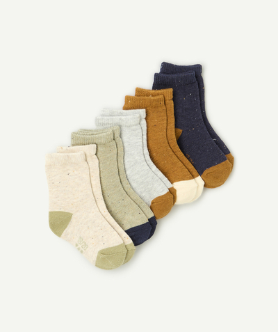 CategoryModel (8825060098190@26241)  - 5 paar effen en gekleurde sokken voor babyjongens