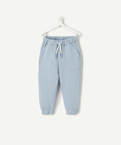 CategoryModel (8821752889486@4204)  - pantalon de jogging bébé garçon en coton bio bleu pastel