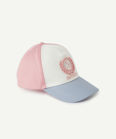 CategoryModel (8825060229262@31897)  - CASQUETTE FILLE EN COTON ROSE AVEC IMPRIMÉ UNIVERSITY