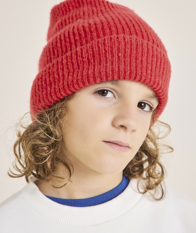 CategoryModel (8821760917646@360)  - Bonnet fille en fibres recyclées rouge