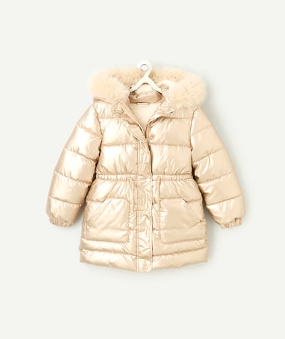 CategoryModel (8821761573006@30770)  - donsjack voor babymeisjes in metallic gerecyclede vulling en sherpa